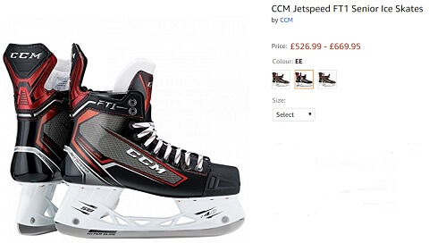 ccm jetspeed ft series ice skating shoes