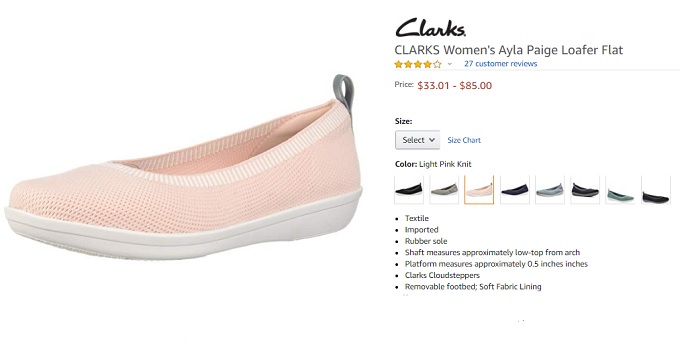 Clarks Women S Shoe Size Chart
