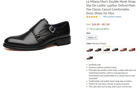 la milano double monk strap most comfortable mens dress shoe