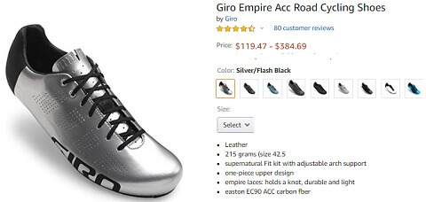 giro empire acc road cycling shoes