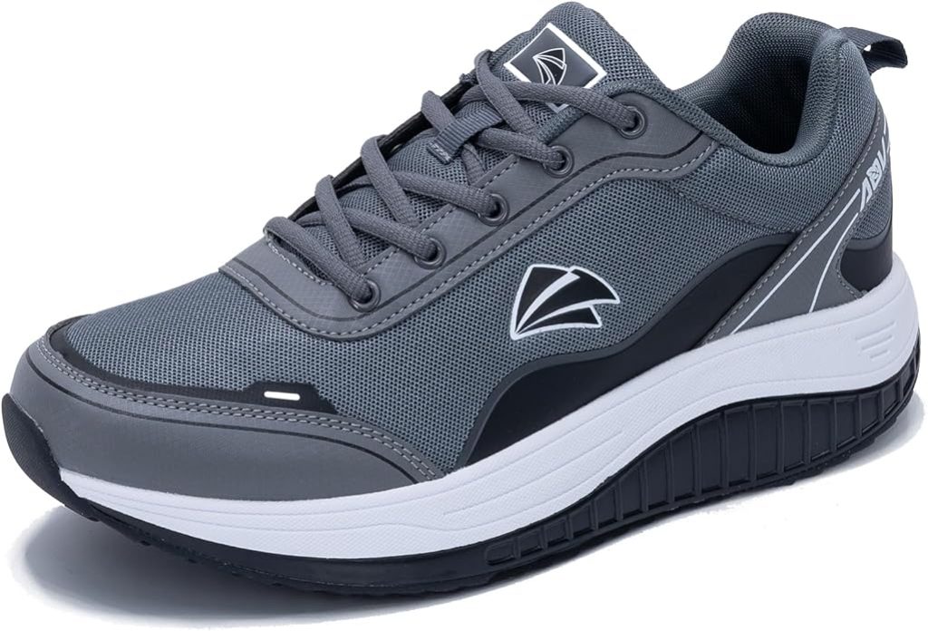 IIV Men's Orthotic Walking Shoes with Arch Support for Plantar Fasciitis