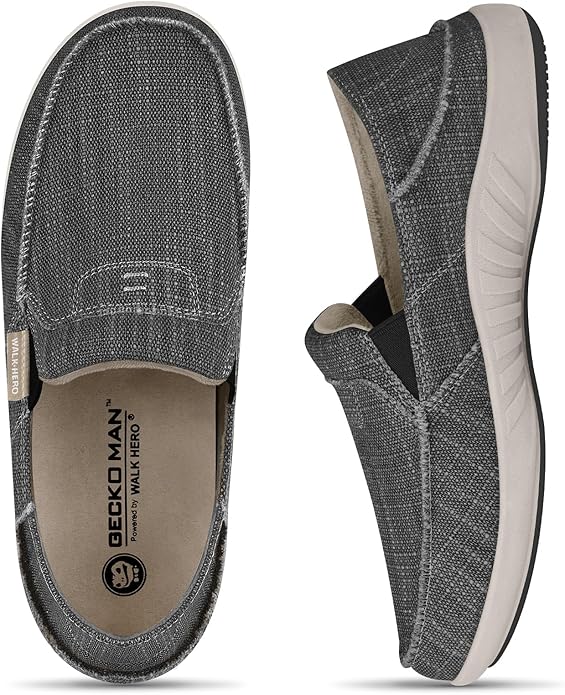 Orthopedic Mens Boat Shoes for Plantar Fasciitis